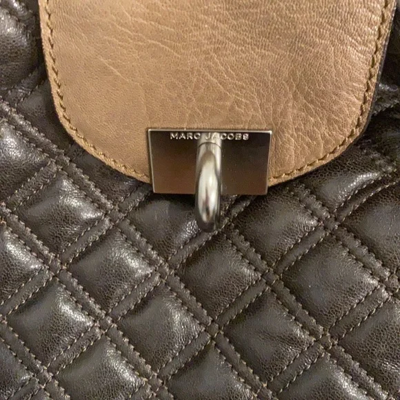 Marc Jacobs brown Leather quilted satchel with long strap - Picture 3 of 8